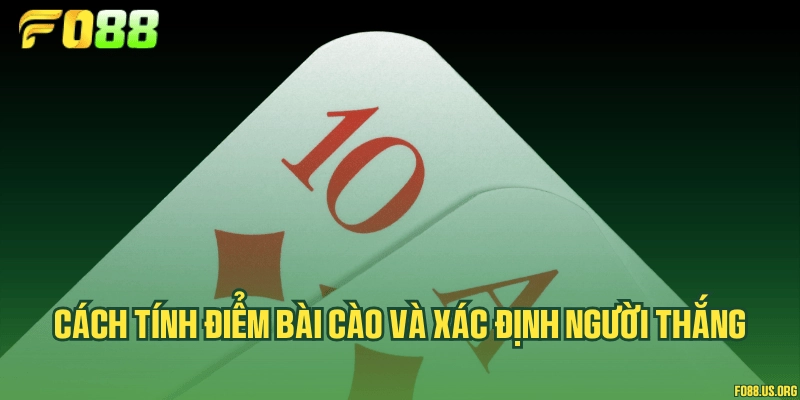 Cách tính điểm bài cào và xác định người thắng